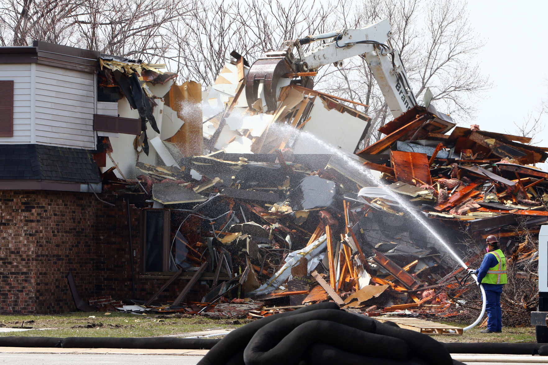 Gallery: Demolition begins on West Calumet Housing Complex